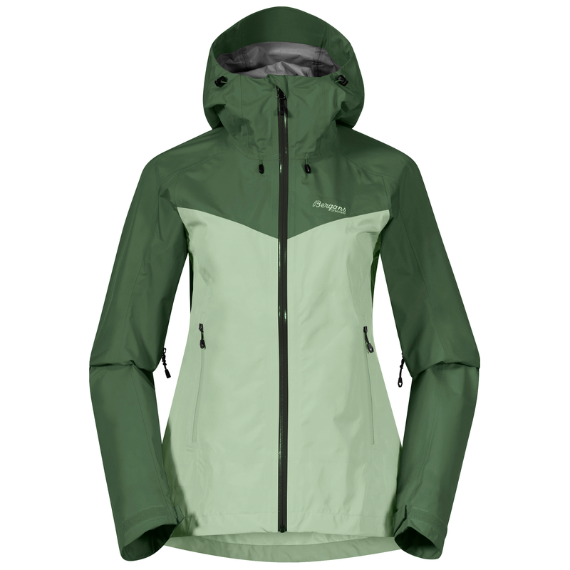 Bergans Women's Skar light 3L Shell Jacket Light Jade Green/Dark Jade Green