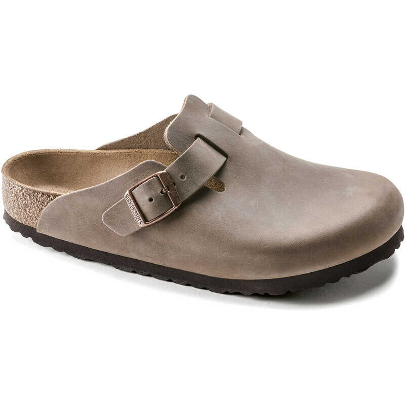Birkenstock Unisex' Boston Leoi Tabacco Brown