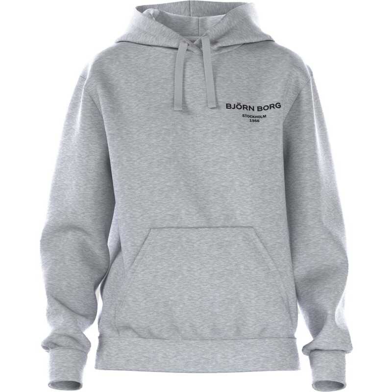 Björn Borg Women's Borg Essential Hoodie Light Grey Melange