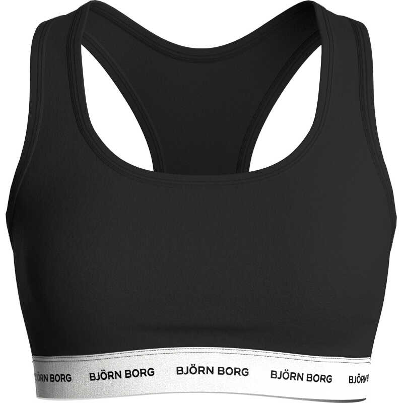 Björn Borg Women's Logo Soft Top 1p Black Beauty