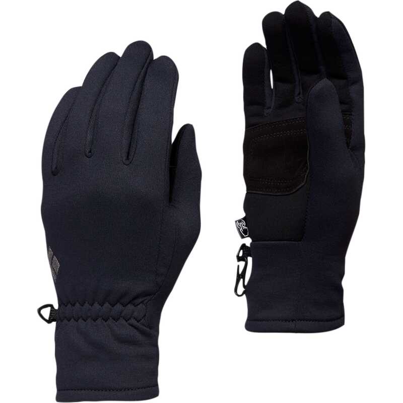 Black Diamond Unisex MidWeight ScreenTap Gloves Black Black Diamond Unisex MidWeight ScreenTap Gloves Black