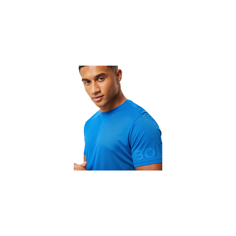 Borg Light T-Shirt Classic Blue Mens Borg Light T-Shirt Classic Blue Mens