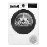 Bosch Serie | 6 WQG245AESN - Torktumlare - bredd: 59.8 cm - djup: 61.3 cm - höjd: 84.2 cm - frontmatad - vit