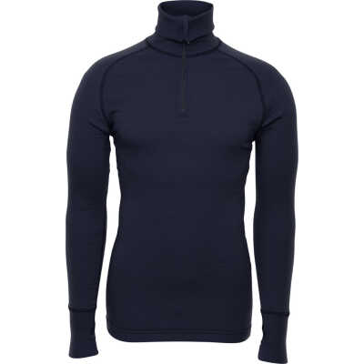 Brynje Unisex Arctic Zip Polo Navy