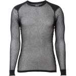 Brynje Unisex Wool Thermo Shirt with Inlay Black