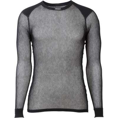 Brynje Unisex Wool Thermo Shirt with Inlay Black