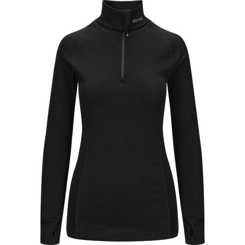 Brynje Women's Arctic Zip Polo Black