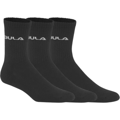 Bula Men's Classic Socks 3pk Black