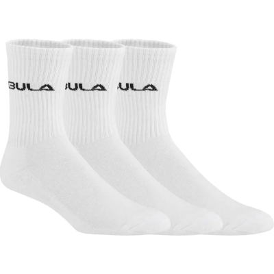 Bula Men's Classic Socks 3pk White