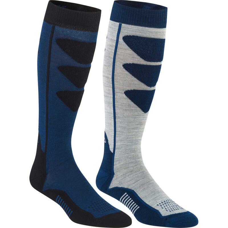 Bula Unisex Alpine Ski Sock 2-Pack Denim Bula Unisex Alpine Ski Sock 2-Pack Denim