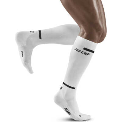 CEP Men's The Run Socks, Tall White