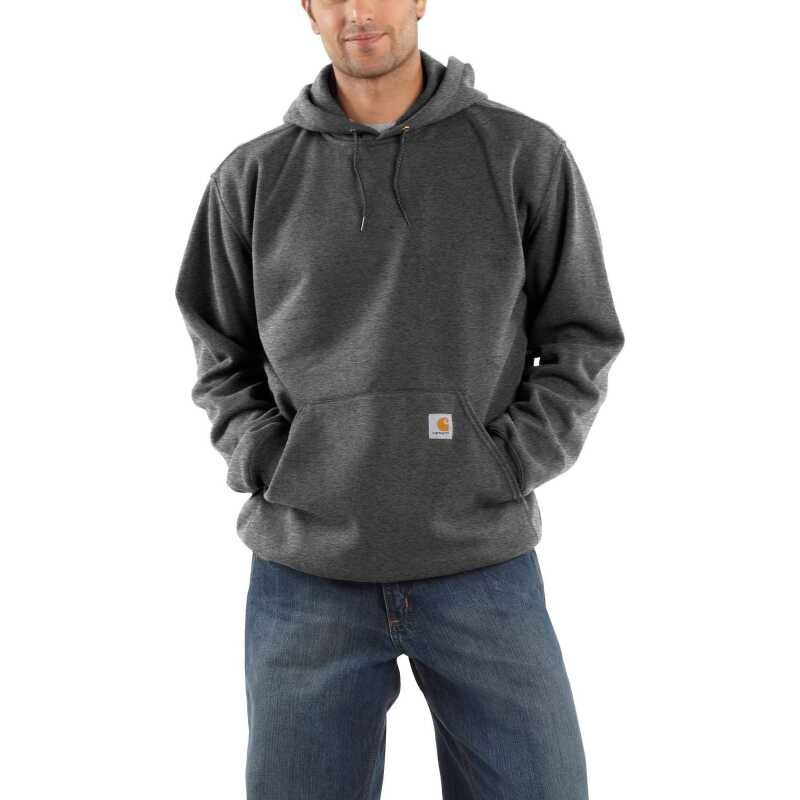 Carhartt Men's Hooded Sweatshirt Carbon Heather