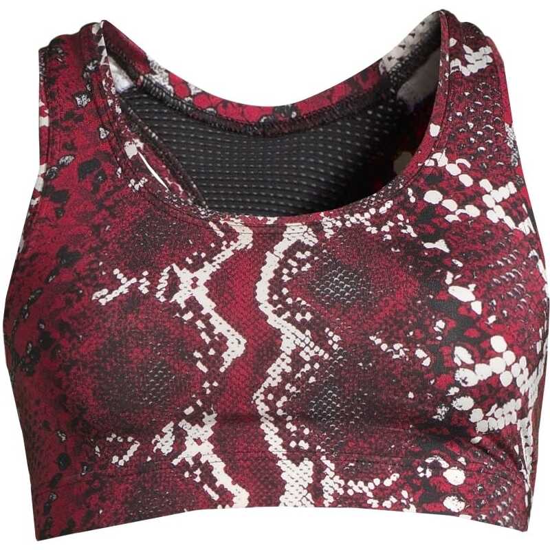 Casall Women's Iconic Sports Bra Red Snake