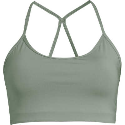 Casall Women's Sleek Strappy Sports Bra Dusty Green