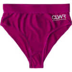 ColourWear Women's High Waist Bikini Bottom Purple