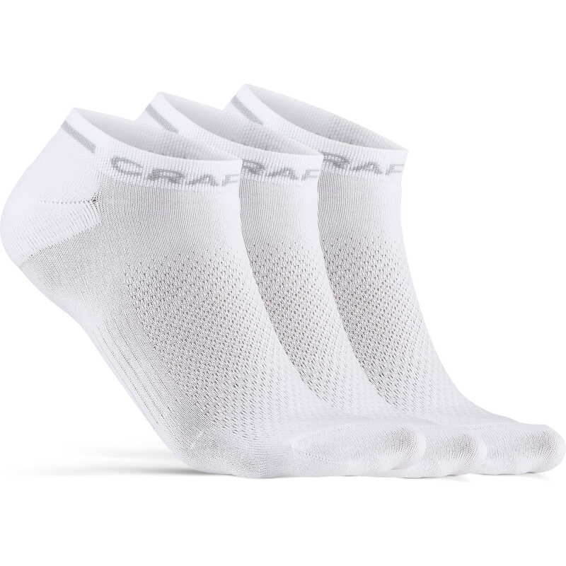 Craft Core Dry Shafless Sock 3-pack White Craft Core Dry Shafless Sock 3-pack White