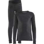 Craft Juniors' Core Wool Merino Set Black Melange