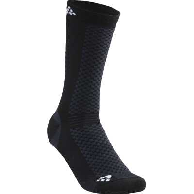 Craft Warm Mid 2-Pack Sock Black/White