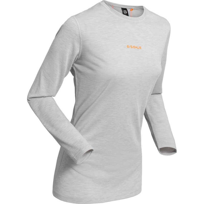 Dæhlie Women's Training Wool Mix Long Sleeve Quiet Grey Dæhlie Women's Training Wool Mix Long Sleeve Quiet Grey