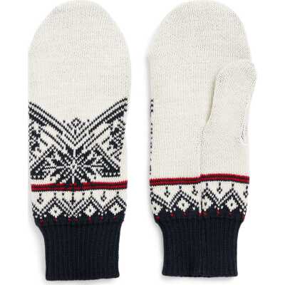 Dale of Norway Moritz Merino Wool Mittens Off White Navy Raspberry