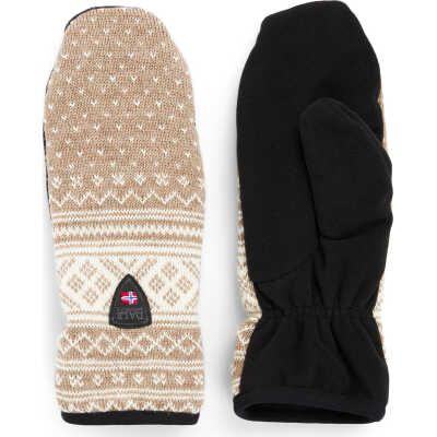 Dale of Norway Vall⌀y Polar Mittens Mountain Stone/Offwhite