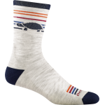 Darn Tough Men's Pacer Micro Crew Ultra-Lightweight Running Sock Cushion Ash
