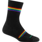 Darn Tough Women's Prism Micro Crew Lightweight Running Socks Black