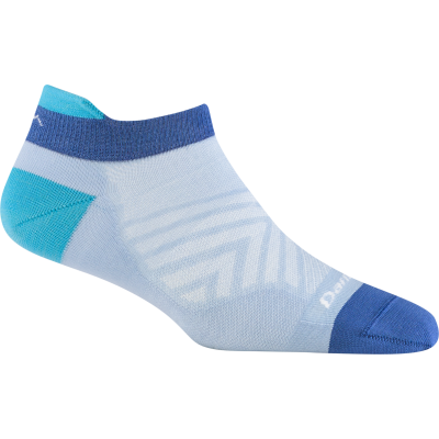 Darn Tough Women's Run No Show Tab Ultra-Lightweight Sky