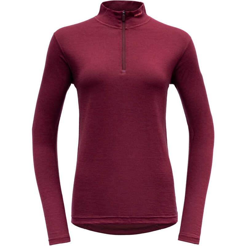 Devold Breeze Woman Half Zip Neck Beetroot