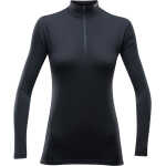 Devold Breeze Woman Half Zip Neck Black