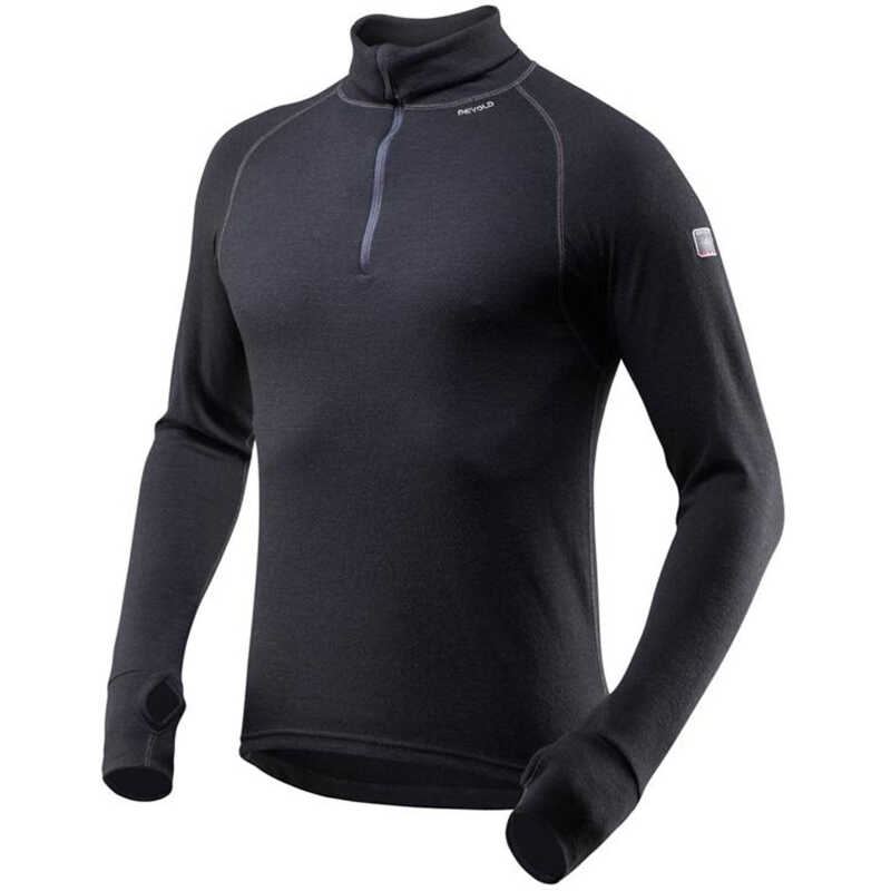 Devold Men's Expedition Zip Neck Black Devold Men's Expedition Zip Neck Black