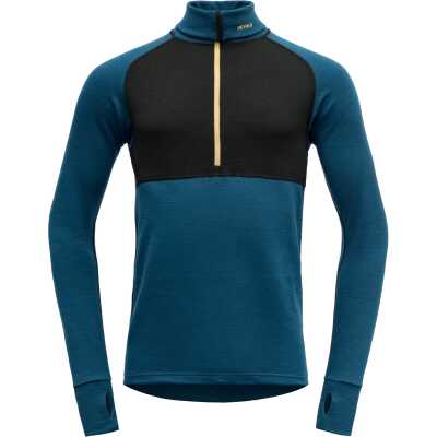 Devold Men's Expedition Zip Neck Flood/Black