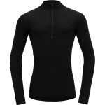 Devold Men's Lauparen Merino 190 Zip Neck Black