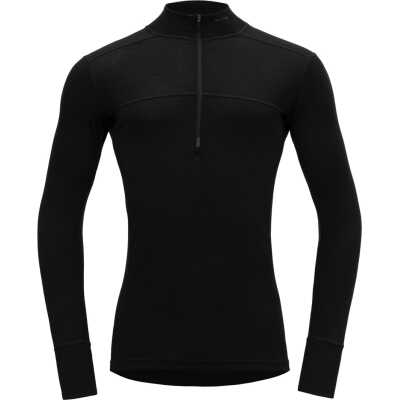 Devold Men's Lauparen Merino 190 Zip Neck Black