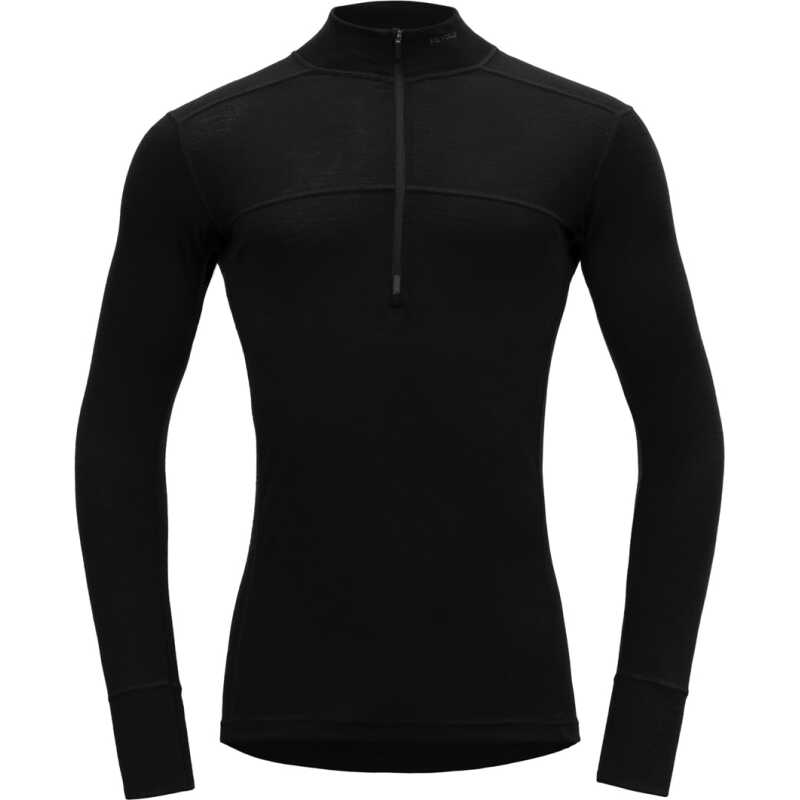 Devold Men's Lauparen Merino 190 Zip Neck Black Devold Men's Lauparen Merino 190 Zip Neck Black