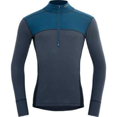 Devold Men's Lauparen Merino 190 Zip Neck Flood/Night/Ink