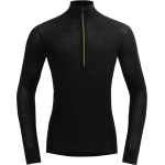 Devold Men's Wool Mesh 190 Zip Neck Caviar
