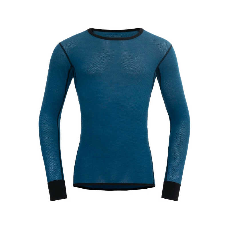 Devold Men's Wool Mesh Shirt Flood/caviar