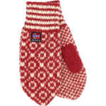 Devold Svalbard Mittens Hindberry/Offwhite