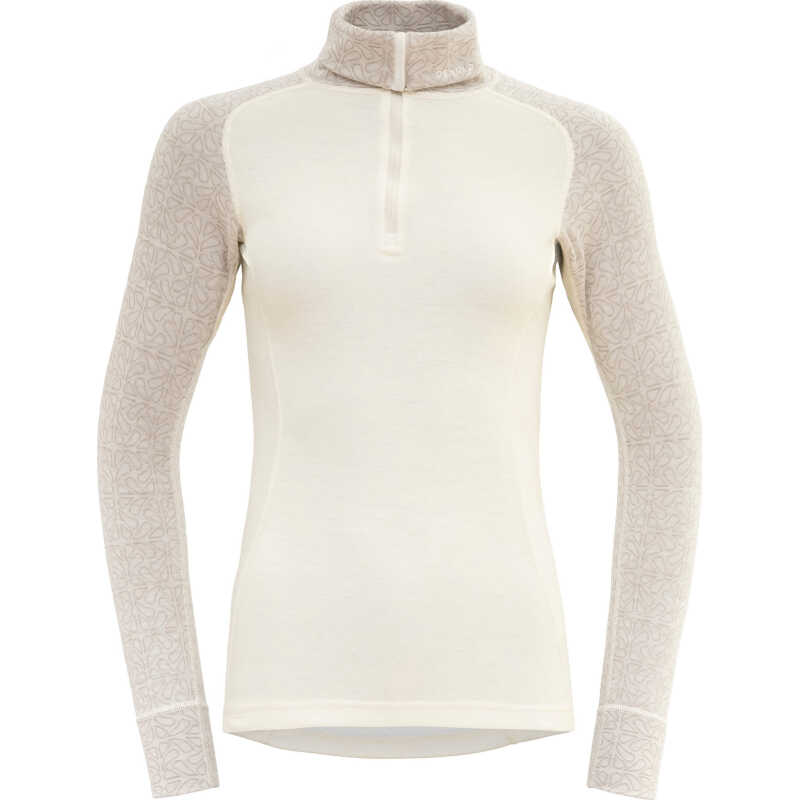 Devold Women's Duo Active Merino 210 Zip Neck Raw White Devold Women's Duo Active Merino 210 Zip Neck Raw White