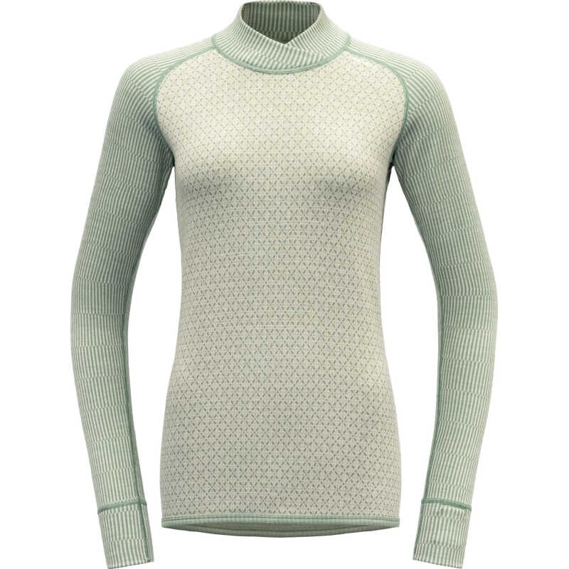Devold Women's Kvitegga Merino 230 Cross Neck Raw White Devold Women's Kvitegga Merino 230 Cross Neck Raw White