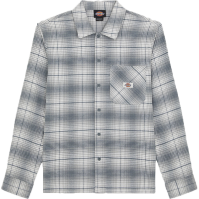 Dickies Men's Forest Check Shirt Stormy Weather