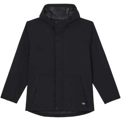 Dickies Men's Waterproof Rain Jacket Black