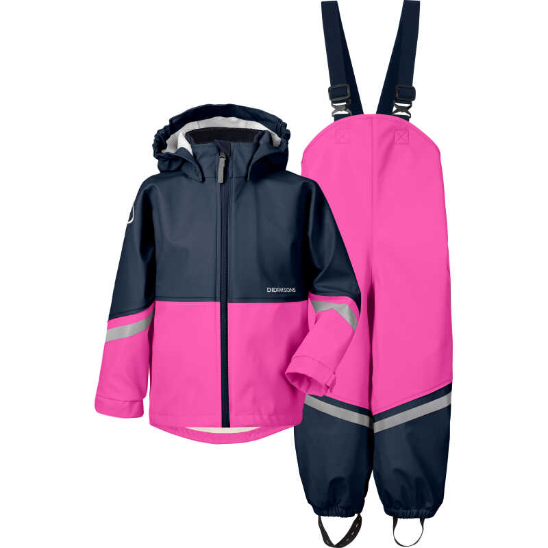 Didriksons Kids' Waterman C Set Plastic Pink Didriksons Kids' Waterman C Set Plastic Pink