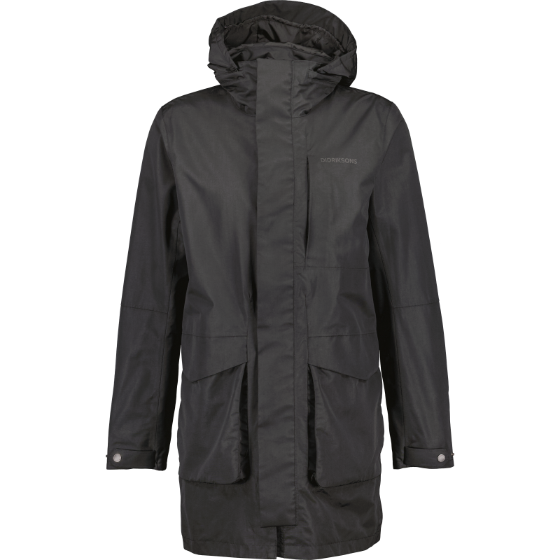 Didriksons Men's Andreas Parka Black Didriksons Men's Andreas Parka Black