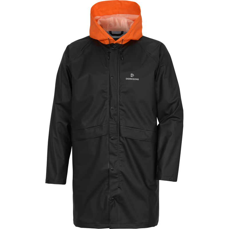 Didriksons Unisex Avon Parka Galon Black/Flame