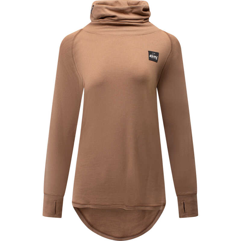 Eivy Women's Icecold Wool Gaiter Rib Top Light Brown Eivy Women's Icecold Wool Gaiter Rib Top Light Brown