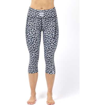 Eivy Women's Pocket Tights 3/4 Snow Leopard