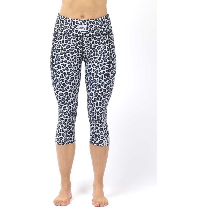 Eivy Women's Pocket Tights 3/4 Snow Leopard Eivy Women's Pocket Tights 3/4 Snow Leopard