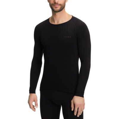 Falke Men's Long Sleeved Shirt Warm Black